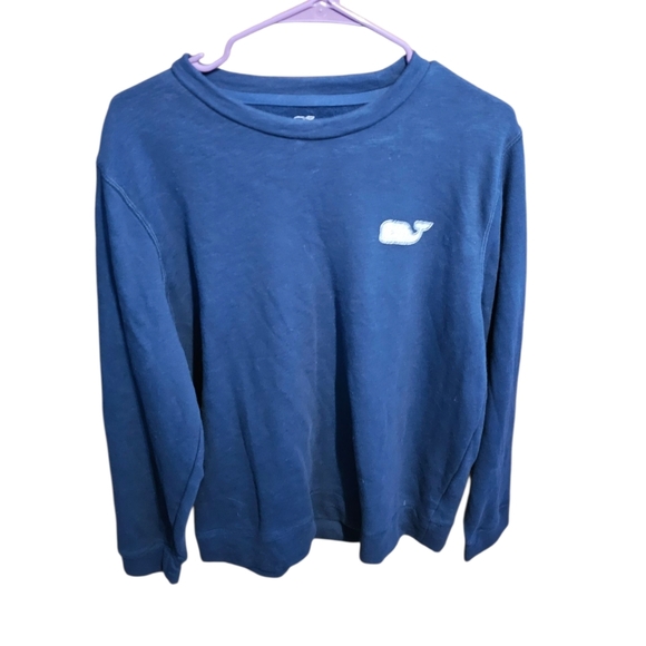 Vineyard Vines EUC Mens Medium Navy Long Sleeve Sweatshirt - Picture 1 of 2